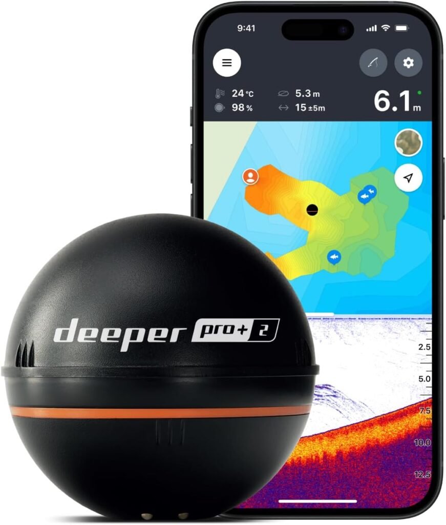 Deeper PRO+ 2 Smart Sonar Castable WiFi Fish Finder
