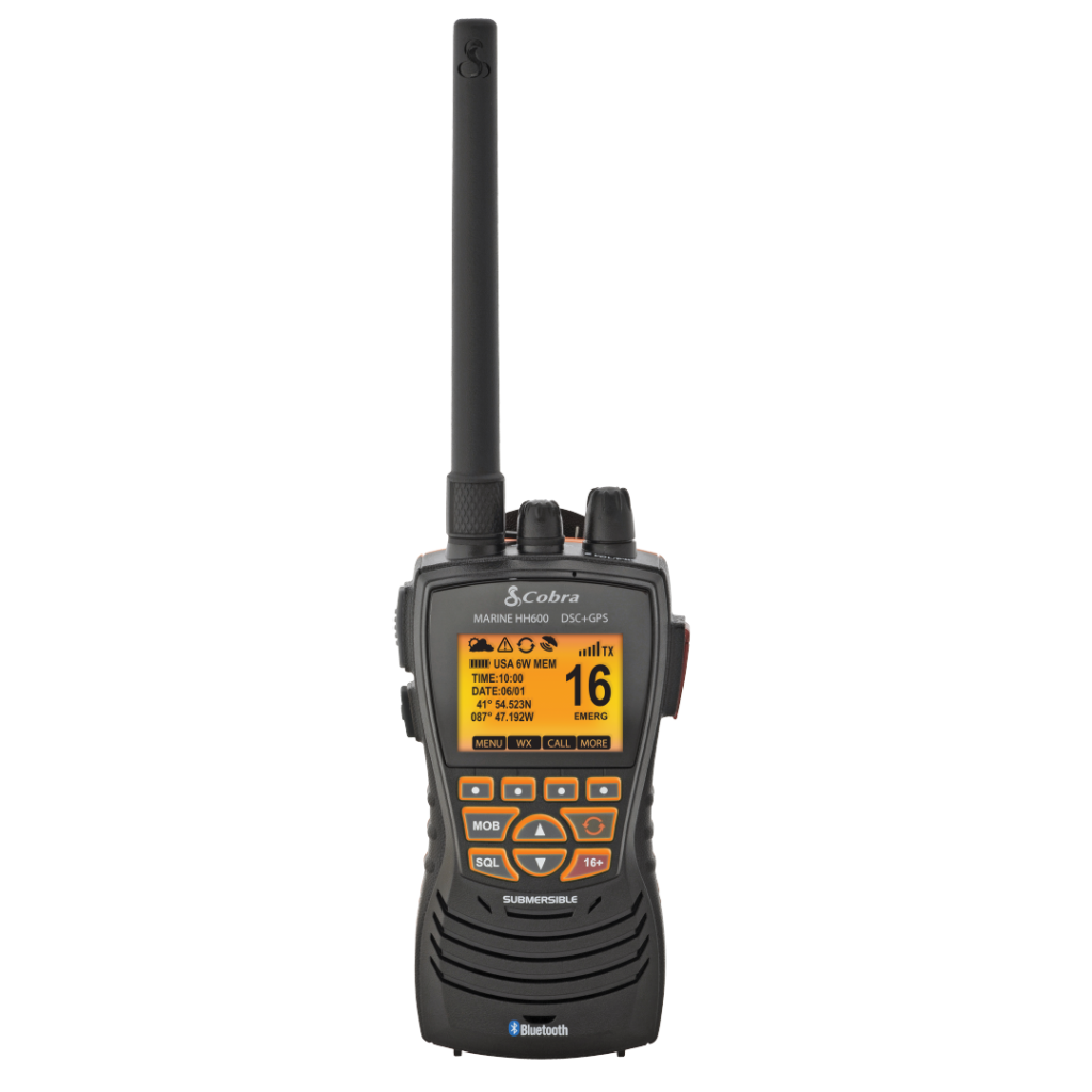 Cobra MR HH600 FLT BT Floating Handheld VHF Radio