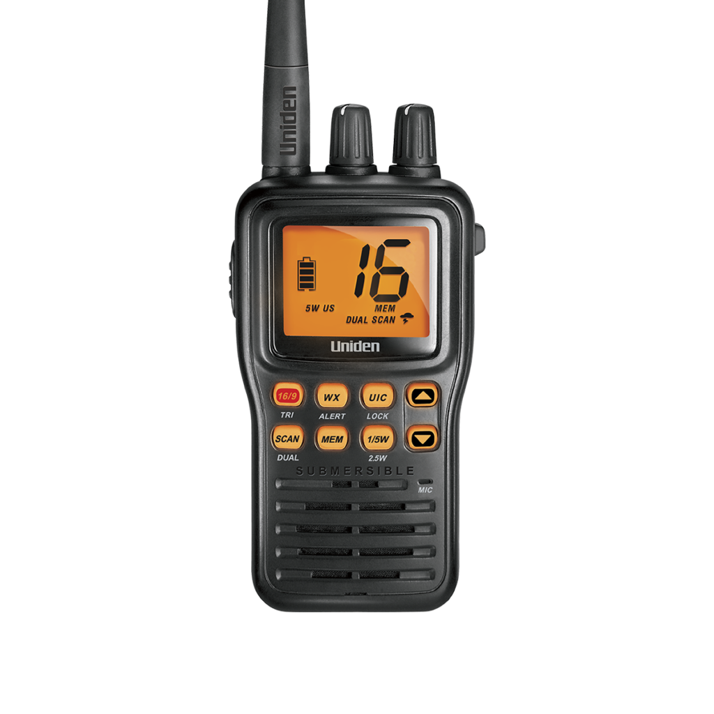 Uniden MHS75 Handheld Submersible VHF Marine Radio