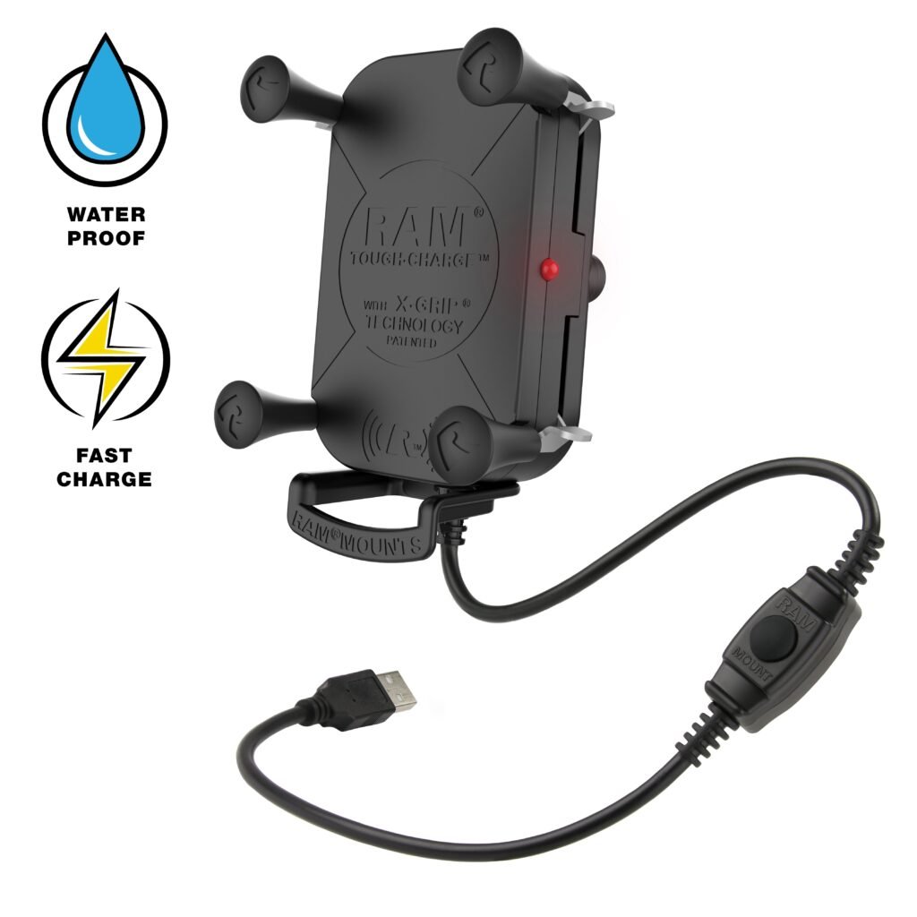 RAM Tough-Charge X-Grip Waterproof Wireless Charging Holder